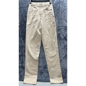 Roughrider Circle T Womens Size 3/4 Beige Straight Leg Western Rodeo Jeans (T5)